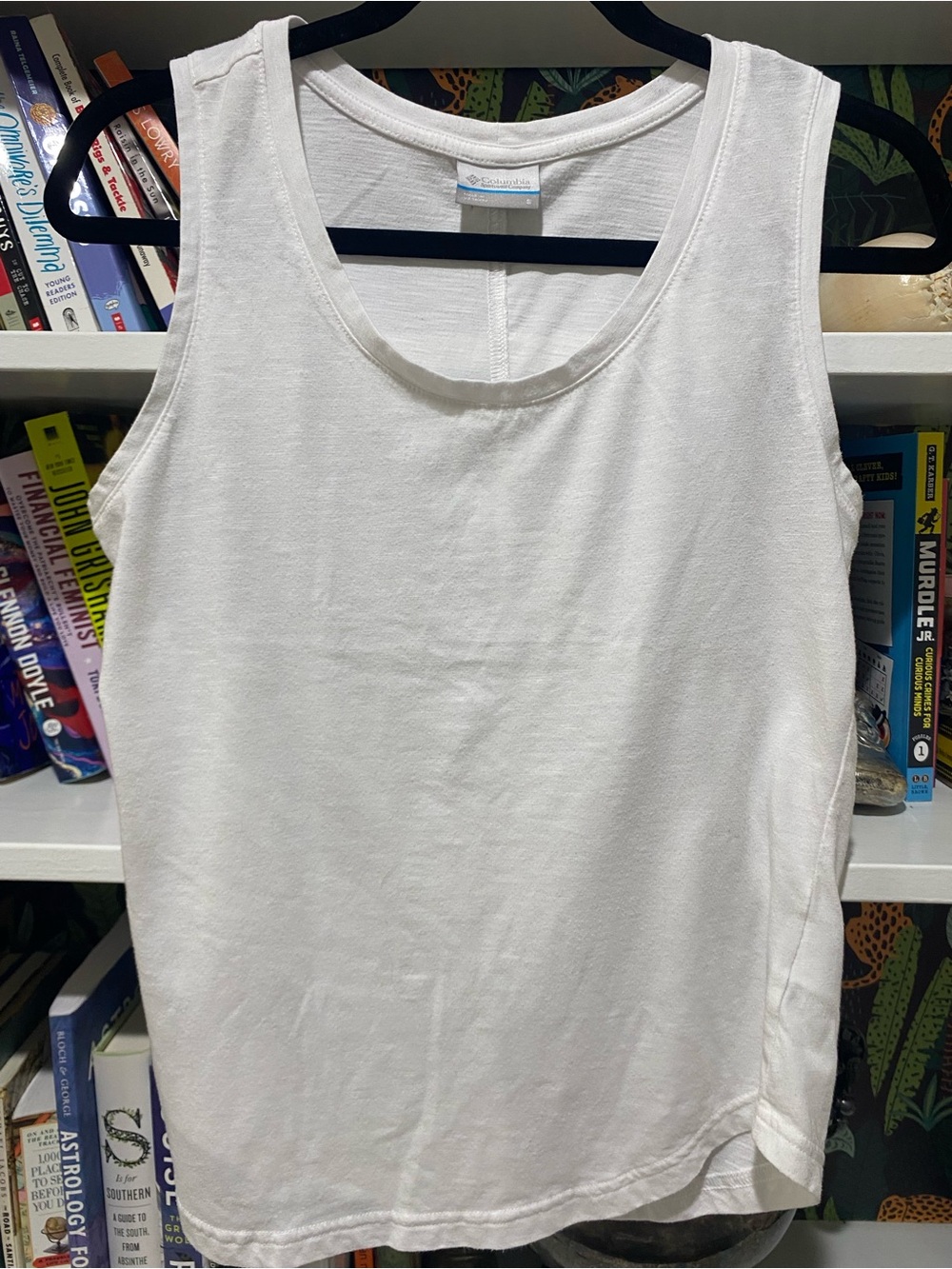 Classic Columbia Sportwear White Women's Tank Top - Soft Everyday Layering